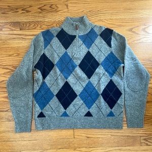 J. Crew Argyle Sweater